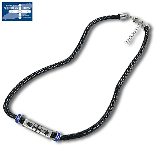 Son of the Southern Cross Men’s Leather Necklace