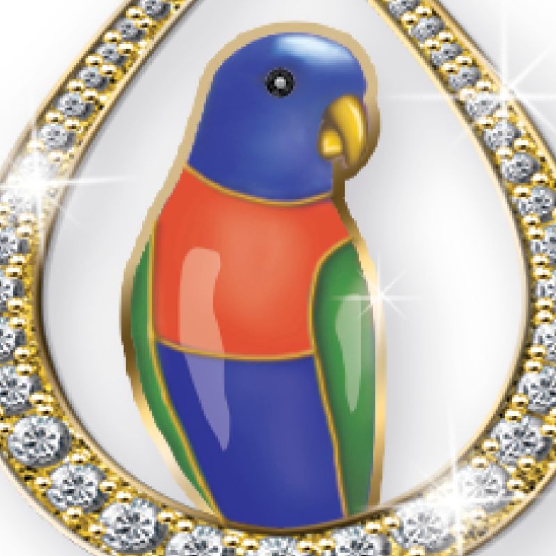 Rainbow Lorikeet Earrings