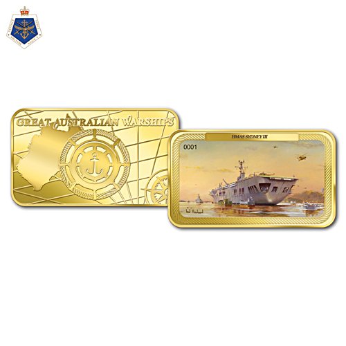 Great Australian Warships Golden Commemorative Proof Collection