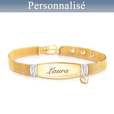 Ma fille chérie - Bracelet en diamant