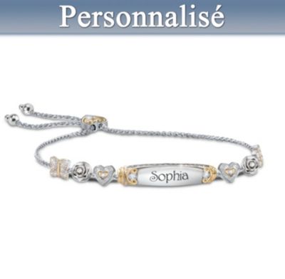 Ma petite-fille bien-aimée - Bracelet personnalisé