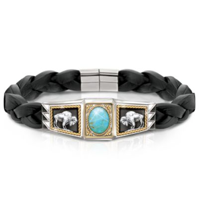 Kraft des Westens - Lederarmband