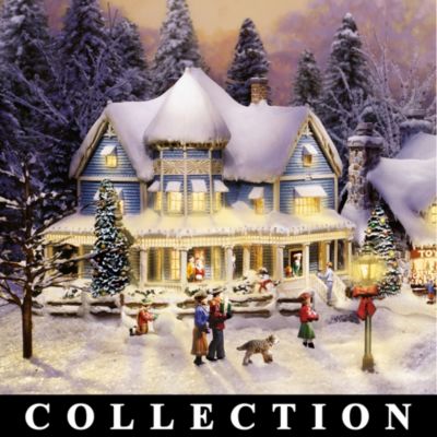 Le village en hiver de Thomas Kinkade