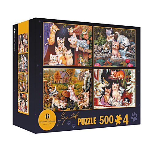 Årstids-kattungar - Puzzle-Edition