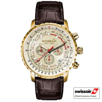 Swissair Gold-Edition – Armbanduhr