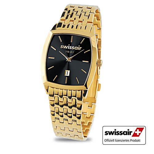 Die goldenen Jahre - Swissair Herren-Armbanduhr