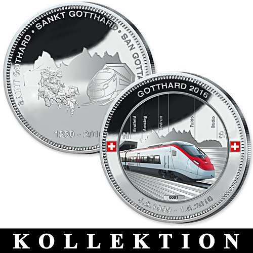 Gotthard 2016 - Medaillenkollektion