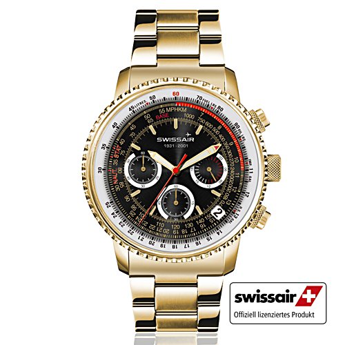 Swissair Spirit - Gold Edition - Armbanduhr