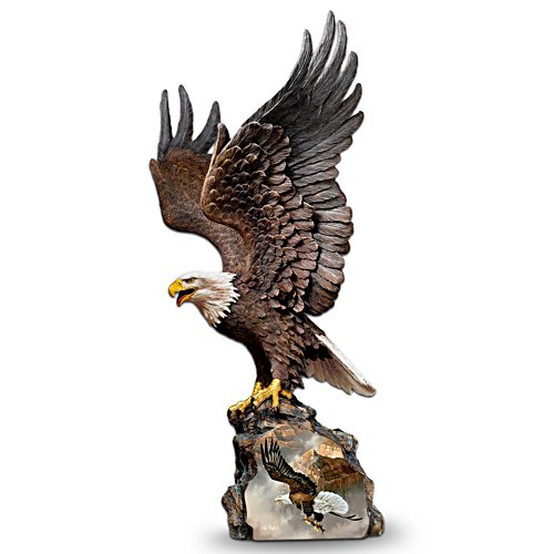 Ted Blaylock 'Canyon Guardian' Eagle Sculpture 