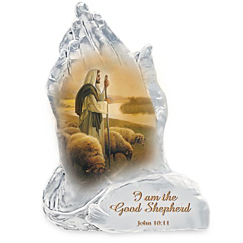 'I Am The Good Shepherd' Greg Olsen Faith Prayer Figurine