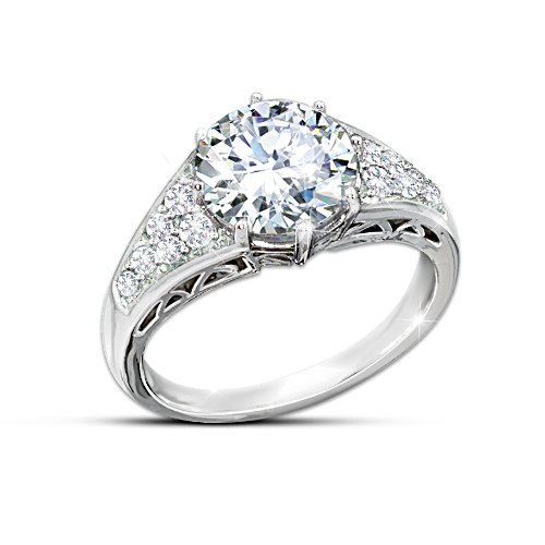Diamonesk Replica Queen Elizabeth Royal Engagement Ring