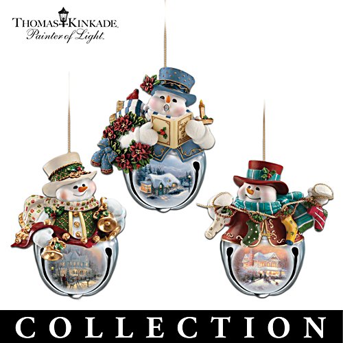 Thomas Kinkade Snow-Bell Ornaments Collection