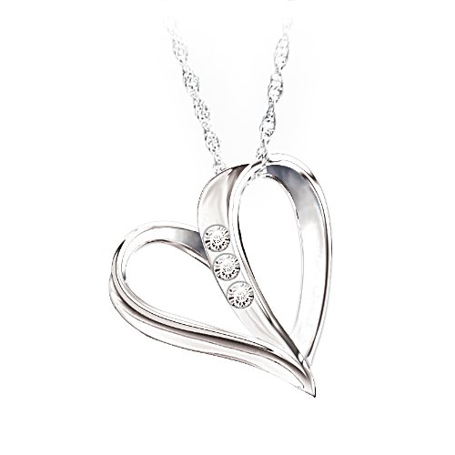 'My Daughter, My Heart, My Love' Diamond Pendant