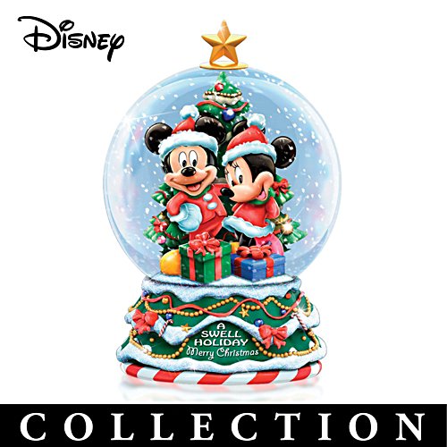 Disney Holiday Snowglobes And Display With 30+ Characters