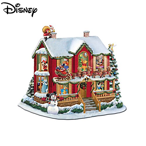 Disney Talking Story House Twas The Night Before Christmas Sculpture