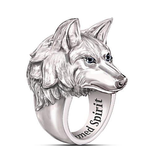 "Leader Of The Pack" Wolf Ring