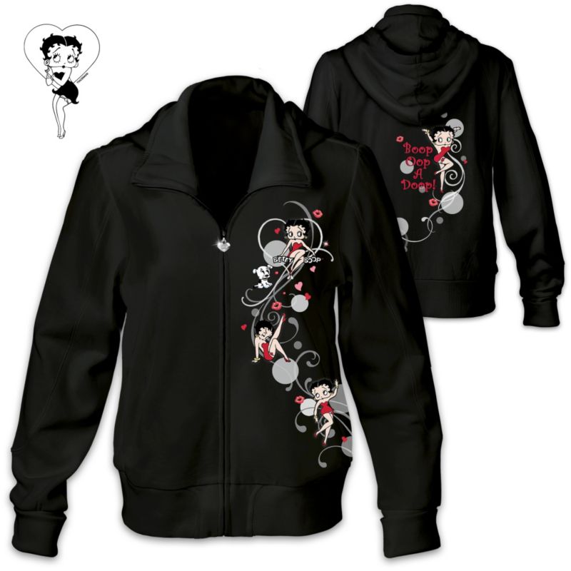 betty boop zip up hoodie