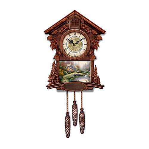 Thomas Kinkade's Timeless Moments Seasonal Cuckoo Clock