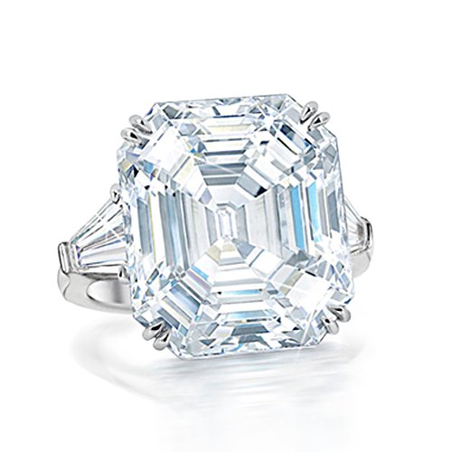 "Hollywood Royalty" Sterling Silver Simulated Diamond Ring