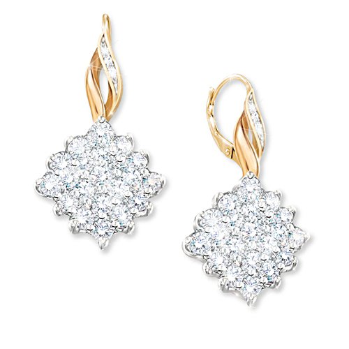 "Diamond Delight" Earrings With Over 1/2 Carat Of Diamonds