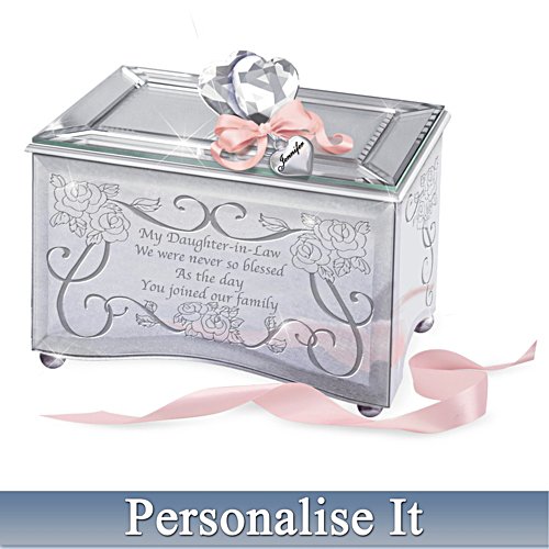 Personalised Mirrored Music Box For Daughters-In-Law