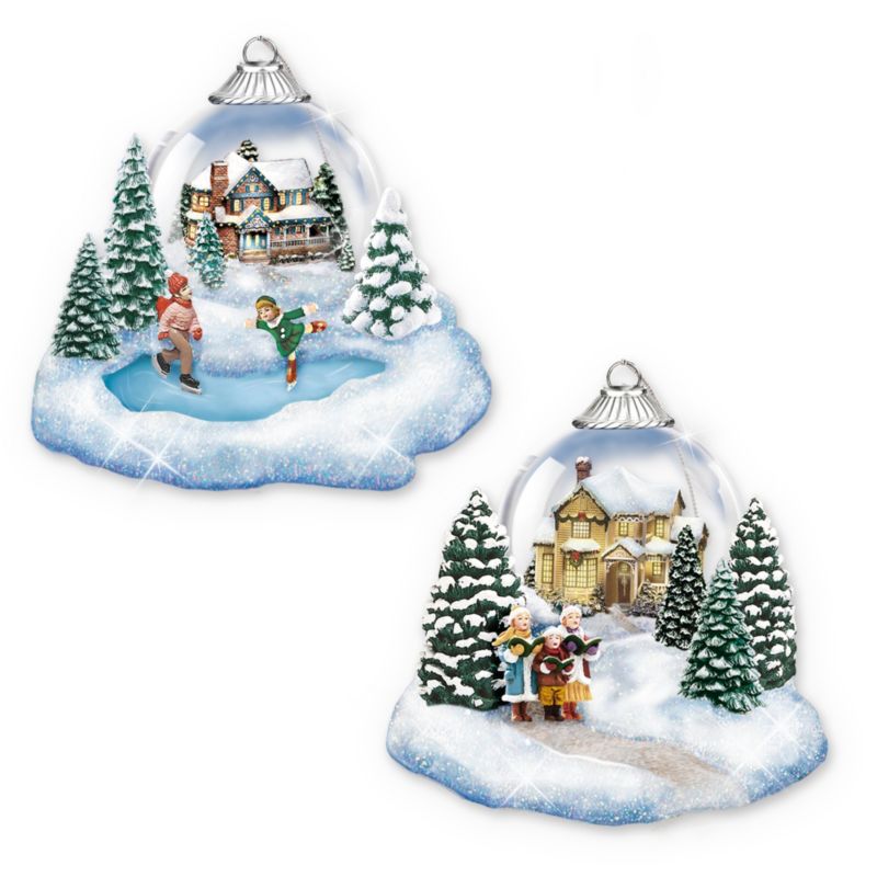 Freude für die Welt - Schneekugel-Ornamente