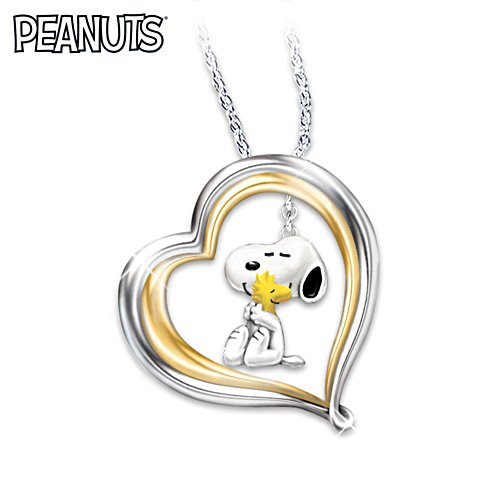 PEANUTS "Happiness Is A Warm Hug" Pendant Necklace
