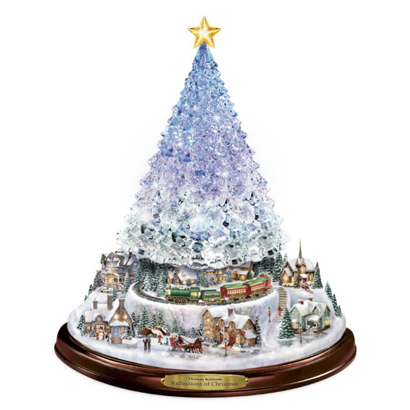 Thomas Kinkade "Reflections Of Christmas" Tree