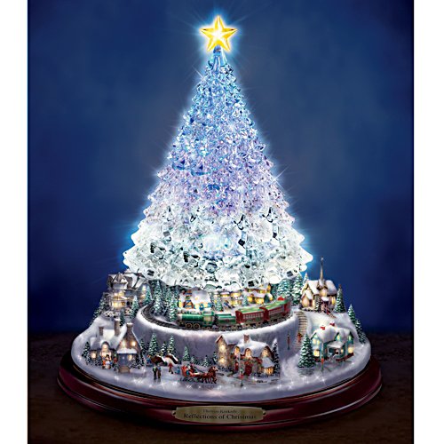 Thomas Kinkade "Reflections Of Christmas" Tree