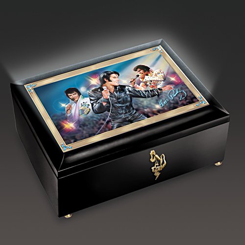 'Elvis™ In Concert' Illuminated Music Box 