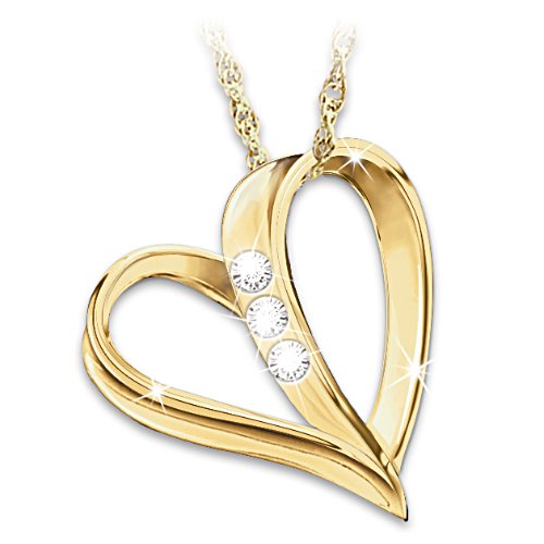 "My Daughter, My Heart, My Love" Diamond Necklace