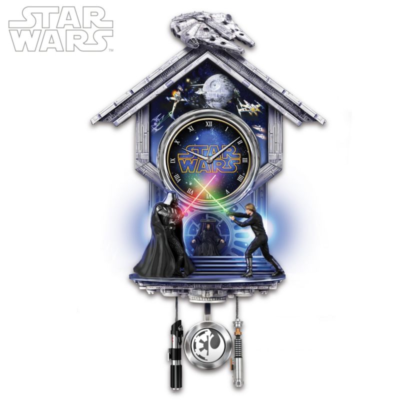 Duell der Jedi-Ritter – Star Wars-Wanduhr