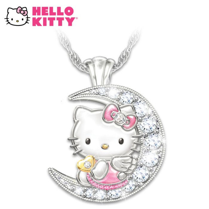 Hello Kitty I Love You To The Moon And Back Pendant