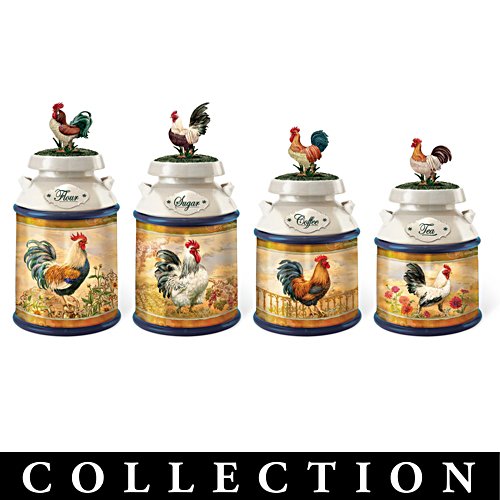 Dona Gelsinger 'Country Morning' Kitchen Canister Collection