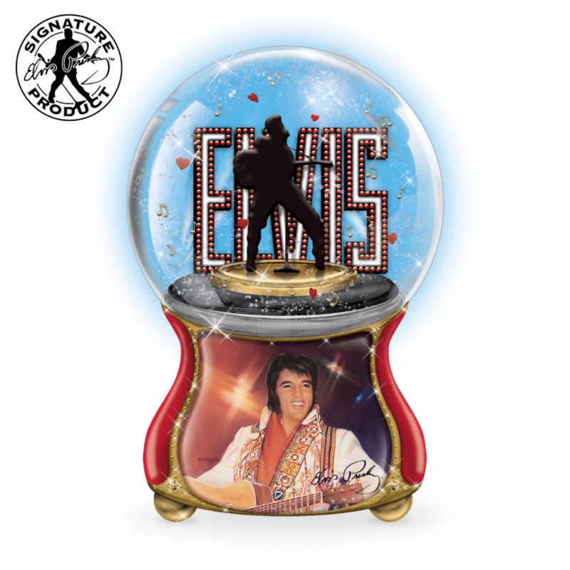 Hound Dog – Musik-Schneekugel