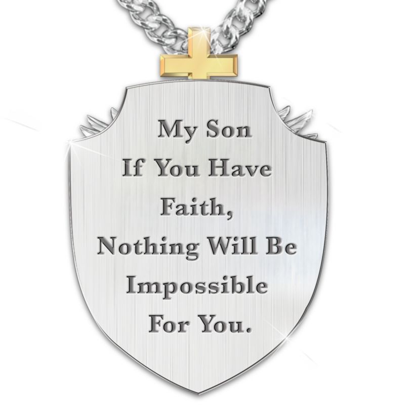 dog tag pendant necklace