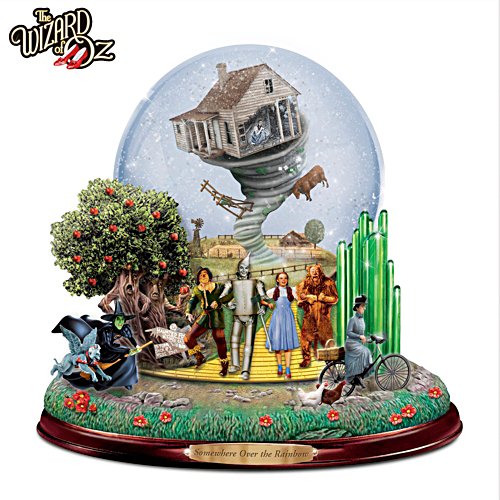 The LAND OF OZ Glitter Globe with Motion and Music