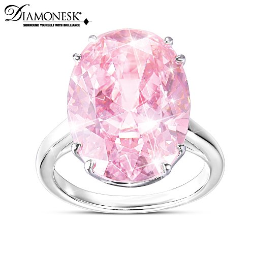 "Majestic Pink" Simulated Pink Diamond Ring