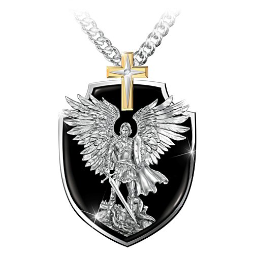 "Strength Of St. Michael" Pendant Necklace For Grandson