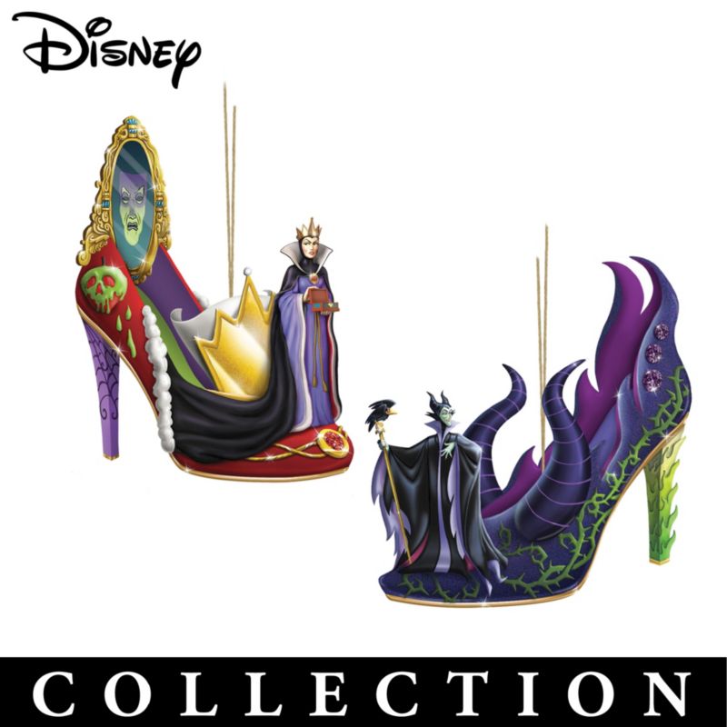 Officially Licensed Disney Villains Shoe Ornament Duo Set