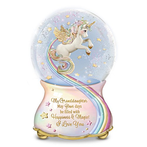 "My Granddaughter, You Are Magical" Musical Glitter Globe