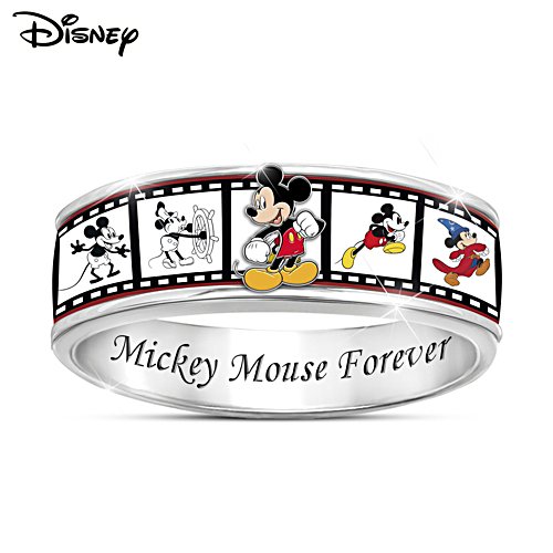 Disney "Mickey Mouse Forever" Women's Spinning Ring