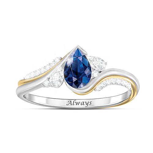 "With You Always" Women's Diamonesk Remembrance Ring