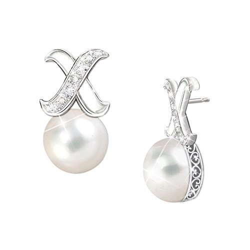 'All My Love' Cultured Pearl & Diamond Earrings