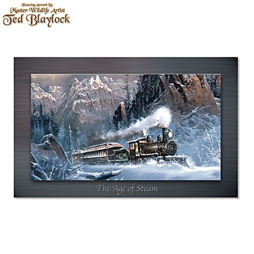Ted Blaylock "The Age Of Steam" Metal Print Train Wall Decor