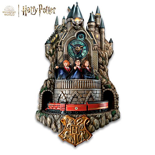 Horloge murale Eclair Harry Potter