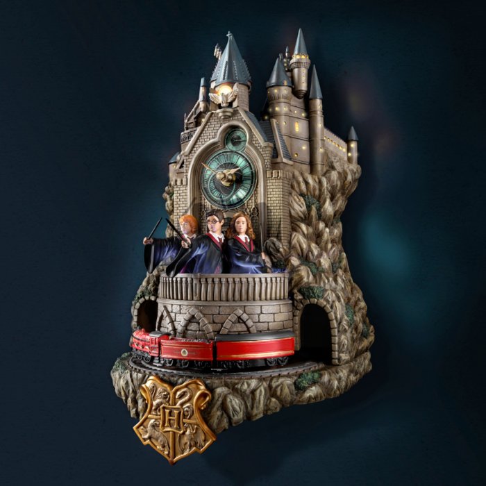 Harry Potter - Lampe Blasons Poudlard avec baguette de contrôle - Déco  murale