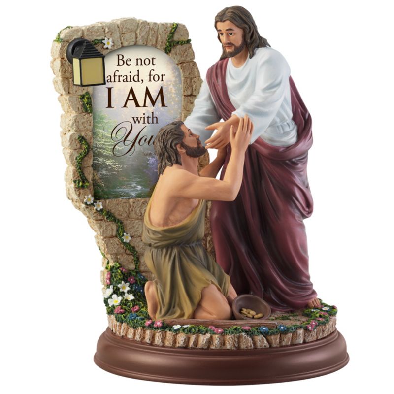 Thomas Kinkade Illuminated Jesus Sculpture   0130083003