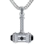 MARTEAU DE THOR - NECRO-ORGANIQUE, Pendentif, Argent