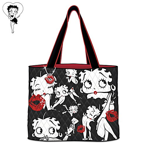 Betty Boop "Sassy Style" Quilted Fabric Tote Bag